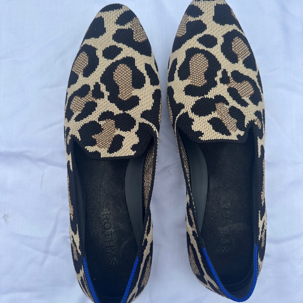 Rothy’s Leopard Loafers